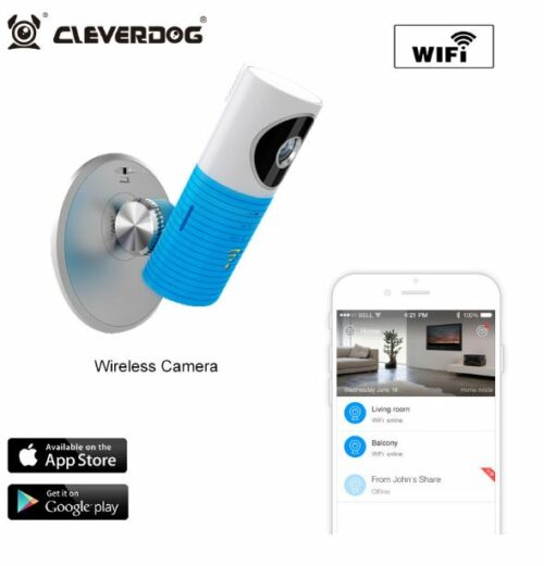 Cleverdog Consumer Smart-Camera P2P/WiFi - Blue - – Bild 4