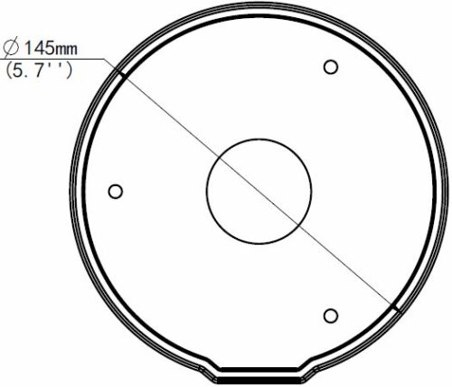 ALLNET IP Kamera zbh. Montagebox MiniDome für ALL-CAM2495-LVEFN – Bild 3