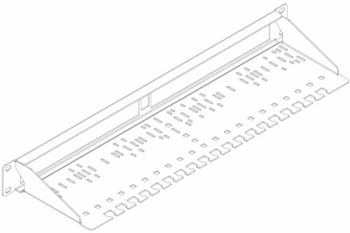 ALLNET Switch Zubehör unmanaged 4 Port Gigabit LT-PoE 90W 19" 1HE Patch Panel – Bild 4