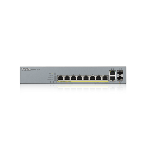 Zyxel Switch GS1350-12HP, 12x Gigabit PoE Ports, managed CCTV, long range, 130W – Bild 2