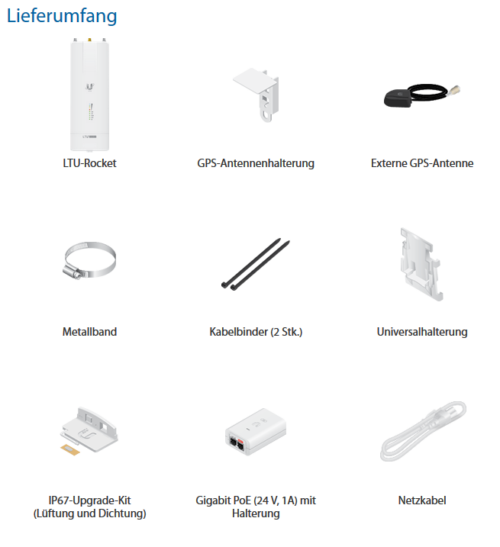 Ubiquiti LTU-Rocket-EU P2MP 5GHz Ltu Base Radio – Bild 4