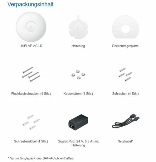 Ubiquiti Unifi Access Point Long Range - Indoor - 2,4 & 5 GH – Bild 4