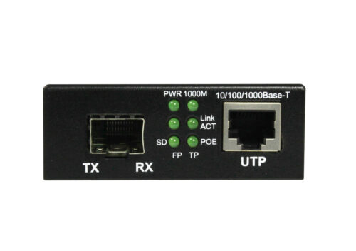 ALLNET Medienkonverter PoE (15,4W/30W) auf 1000BASE-SX/LX Single-/ Multimode SFP Mini-GBIC Anschluss ALL-MC202P-SFP – Bild 4