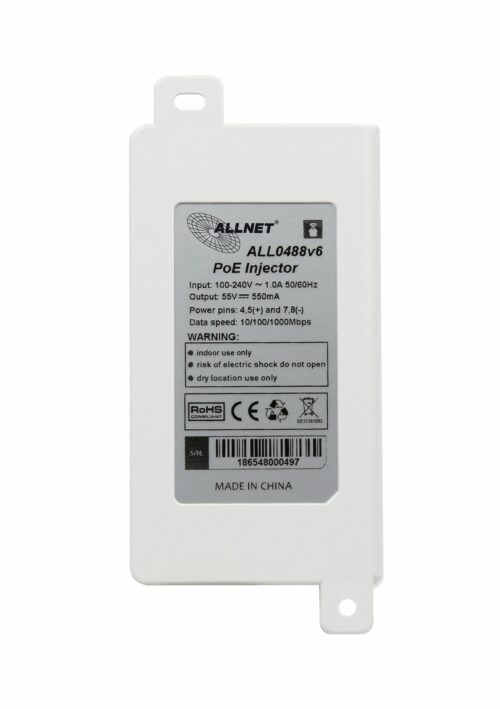 ALLNET PoE Injektor Gigabit PoE & PoE+ (15,4W/30W) - Kunststoffgehäuse - ALL0488v6 – Bild 5
