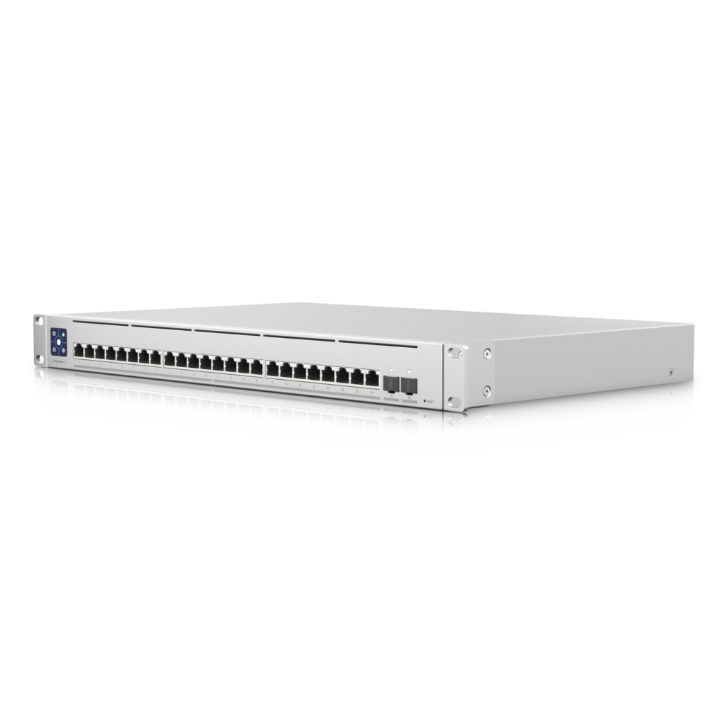 Ubiquiti Switch full managed Layer3 26 Port • 24x 10 GbE • 2x SFP28 • 19” • UniFi • USW-EnterpriseXG-24