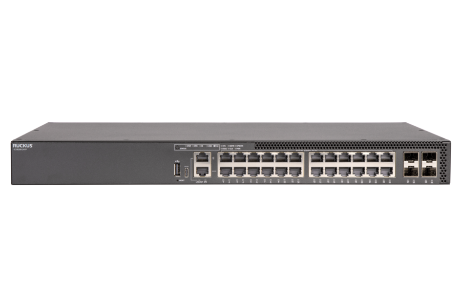 RUCKUS Networks ICX8200-24ZP – 2.5G Multigig Layer 3 Switch mit PoE++ und 25G Uplinks