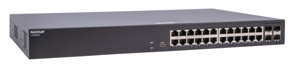 RUCKUS Networks ICX8100-24-X – 24-Port Gigabit Layer 2 Switch mit 10G SFP+ Uplinks