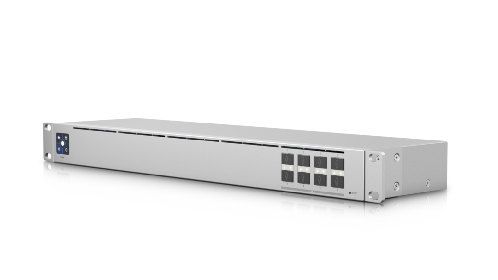 Ubiquiti Switch full managed Layer2 8 Port • 8x SFP+ • 19" • Lüfterlos • UniFi • USW-Aggregation