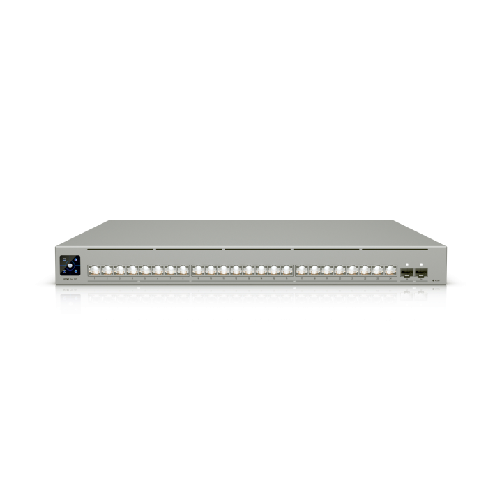 Ubiquiti Switch full managed Layer3 26 Port • 8x 2,5 GbE • 16x 10 GbE • 2x SFP28 • 19" • UniFi • USW-Pro-XG-24