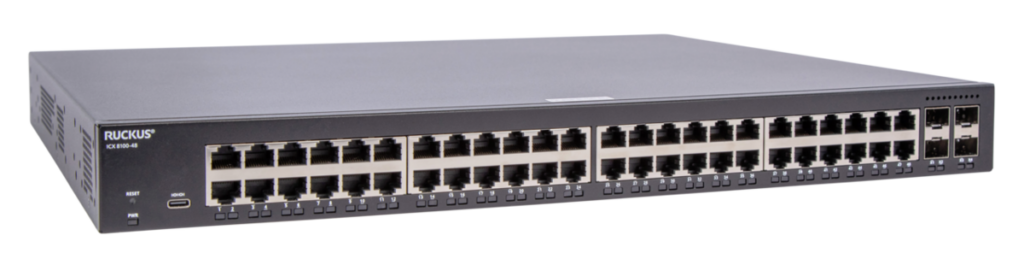 RUCKUS Networks ICX8100-48-X – 48-Port Gigabit Switch mit 10G SFP+ Uplinks