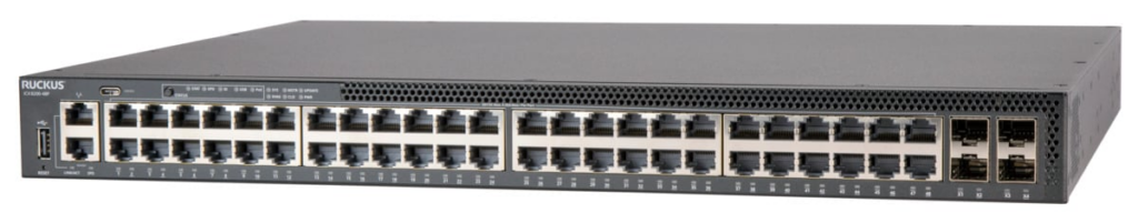 RUCKUS Networks ICX8200-48P – 48-Port Layer 3 Switch mit PoE+ und 25G Uplinks