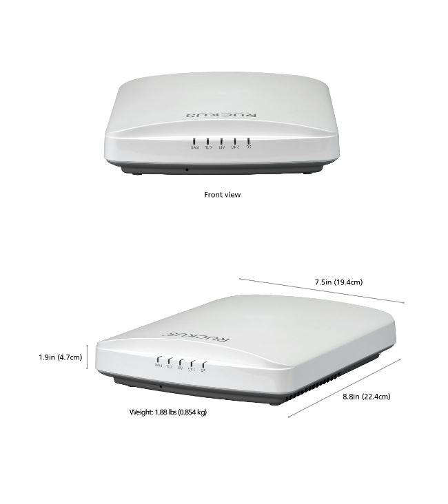 RUCKUS Networks R650 Unleashed - WiFi6 - Indoor Access Point