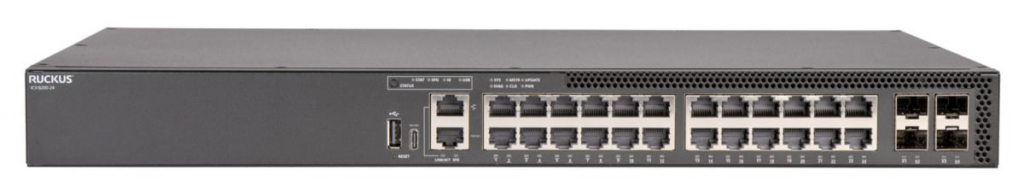 RUCKUS Networks ICX8200-24 – 24-Port Layer 3 Switch mit 25G Uplinks (ohne PoE)